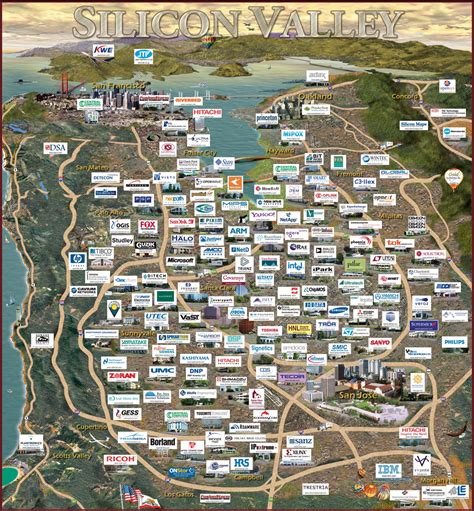 Silicon Valley unicorns on a map | Start-Up