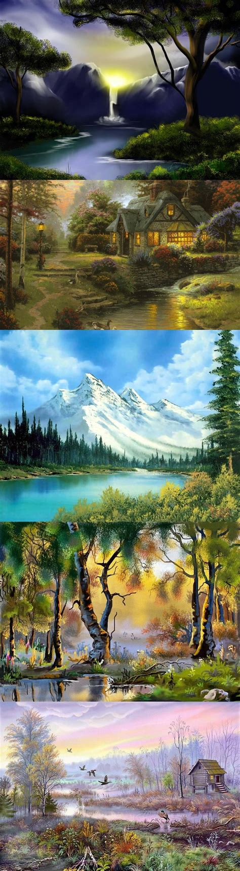 288 best Bob Ross Painting Techniques images on Pinterest | Bob ross ...