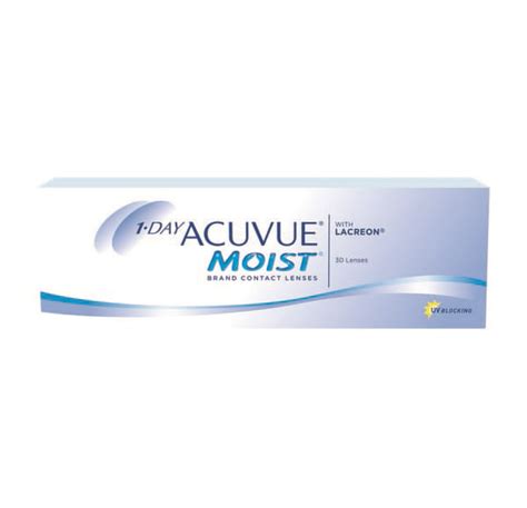 ACUVUE® Moist® Brand (30 pack) 1 Day Contact Lenses With Lacreon®