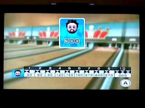 Wii Sports Resort Bowling Perfect Game - YouTube