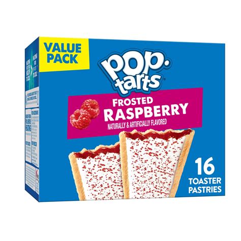 Kellogg's Pop-Tarts Frosted Raspberry Toaster Pastries ...