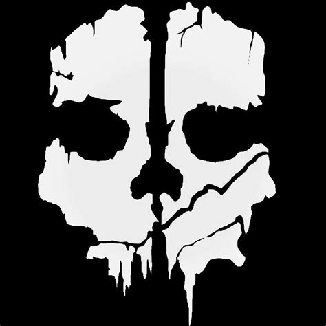 Call Of Duty Ghost Skull Sticker