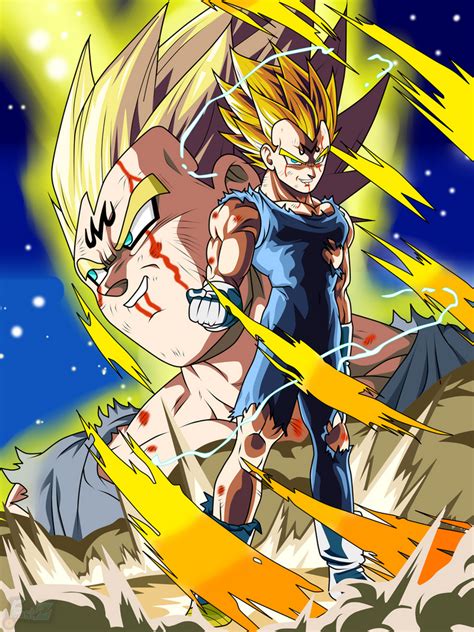 Majin Vegeta (Poster) by ChronoFz on DeviantArt