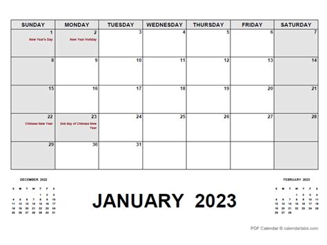 Calendar 2023 Malaysia Printable Free – Get Calendar 2023 Update