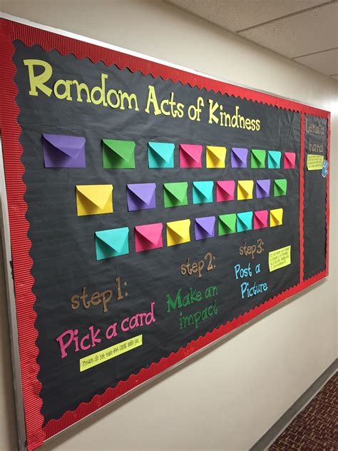 Random Acts of Kindness Board: full of RAK ideas as well as section ...