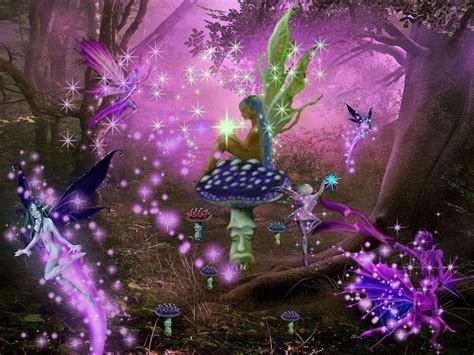 Enchanted Forest Forest Fairy Wallpaper - Eden Hill