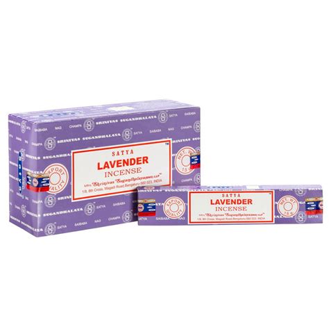 Satya Lavender Incense (15g) - Eternal Goth