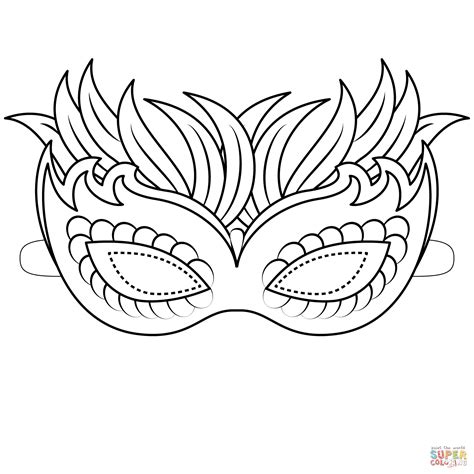 Venetian Mask coloring page | Free Printable Coloring Pages | Coloring ...