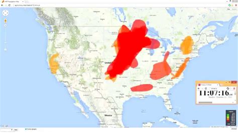 APRS VHF Propagation Map