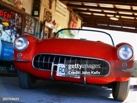 Antique Red Convertible Car High-Res Stock Photo - Getty Images