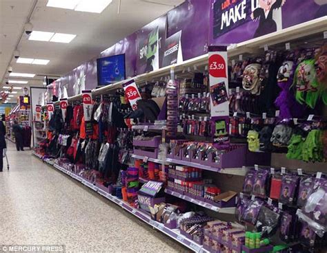 Parents' outrage at 'terrifying' Tesco Halloween displays | Daily Mail ...