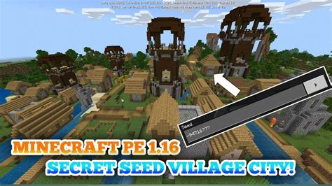 minecraft pe 1.16 seed secret - mcpe 1.16 seed village city and seed ...