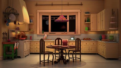 ArtStation - Coraline`s Kitchen