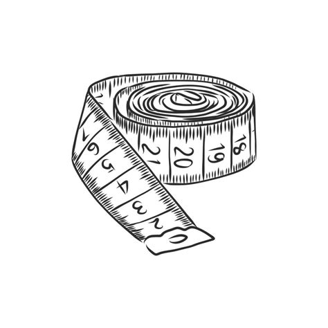 measuring tape vector sketch 11094212 Vector Art at Vecteezy