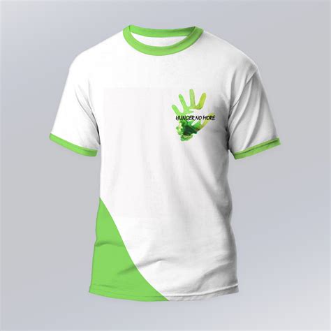 T-SHIRT Design (Green Sleeve) – Hunger No More