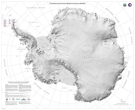 New terrain map of Antarctica accurately depicts continent in stunning ...