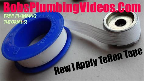 Teflon Tape Explained | Plumbing repair, How to apply, Teflon