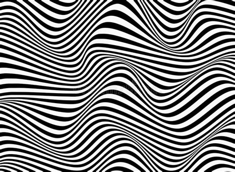 Abstract Background of Black and White Stripe Line Pattern Wavy Design ...