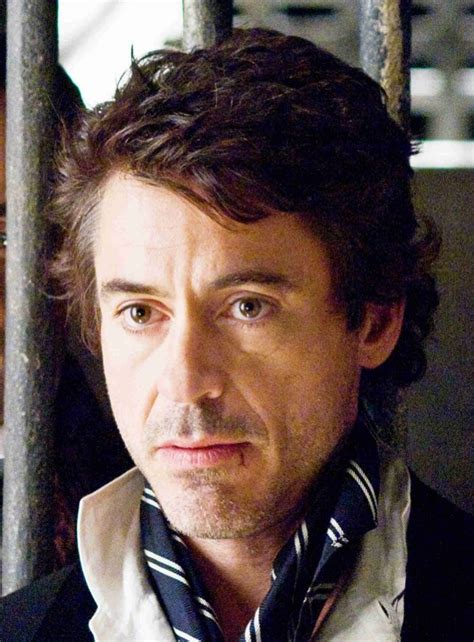 Robert Downey Jr. as "Sherlock Holmes," 2009