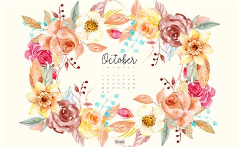 Calendario, Octubre, Desktop