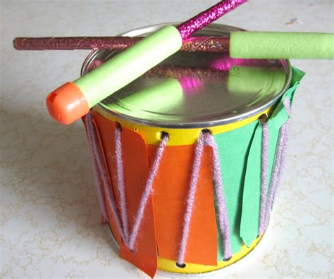 crafty couple: How to Make a Drum/Musical Instrument Set for Kids