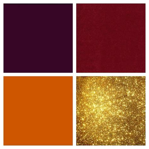 red orange gold purple wedding fall - Google Search | Fall wedding ...