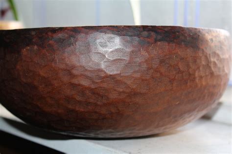 Antique Hand Carved Cherry Wood Bowl Circa Mid 1800s Primitive Decor