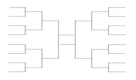 Printable 16 Team bracket (single-elimination tournament) | Sports ...