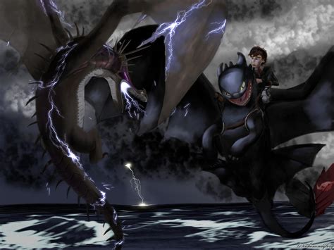 "The Night Fury vs the Skrill" by inhonoredglory : r/httyd