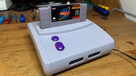 Super Nintendo (SNES) Jr mods! Power LED install, capacitor replacement ...