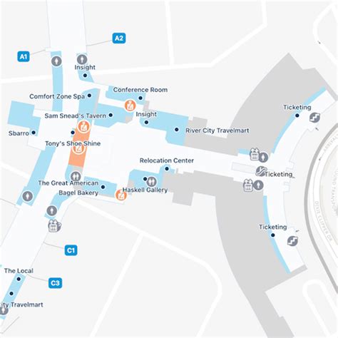 Jacksonville Airport Map | JAX Terminal Guide