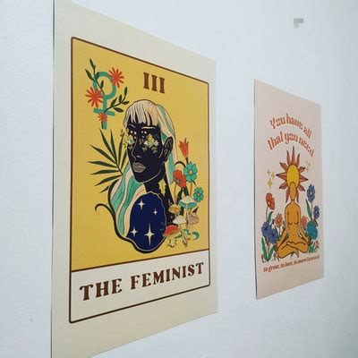 Feminist Poster, Printable Retro Poster, Feminist Wall Art, Women ...