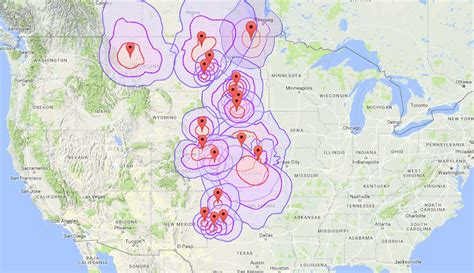 Radio Network Coverage Map