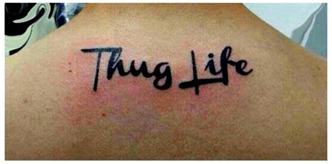 Thug Life- Tattoo Artist Cansu Olga pinning for the font!! (already ...