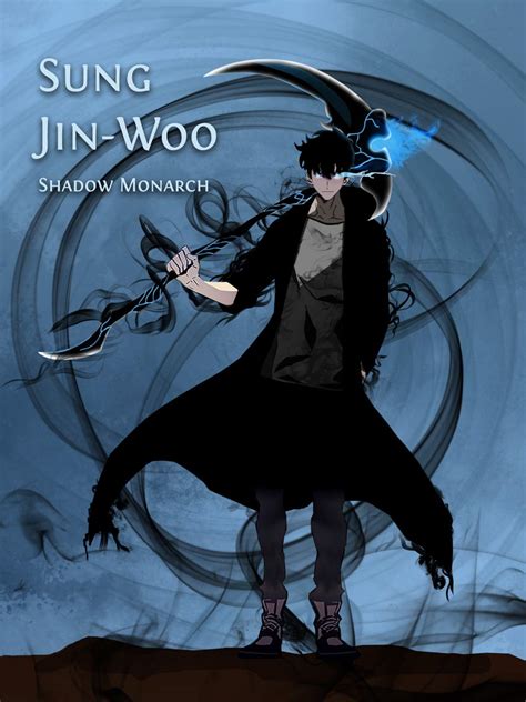 Sung Jin - Woo Shadow Monarch: Solo Leveling: protagonist Sung Jin ...