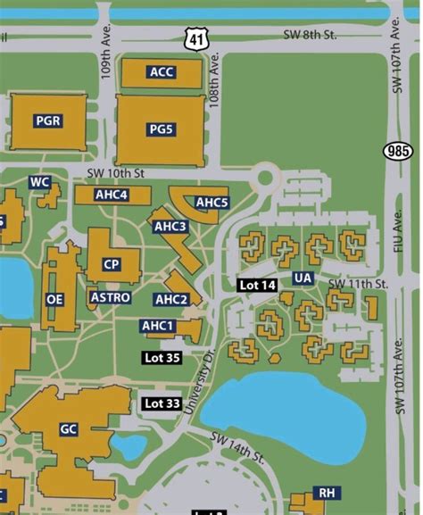 Fiu Modesto Campus Map: Navigating Your Way Through The Campus - Map Of ...