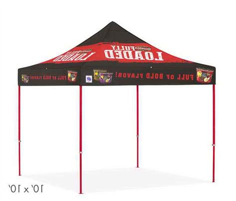 Custom 10x10 Canopy Tent With Company Logo