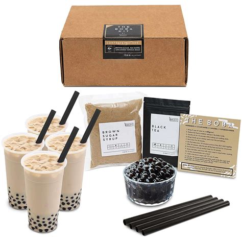 The complete classic DIY boba tea kit