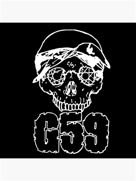 "G59 Skull Logo" Art Print for Sale by Leekate | Redbubble