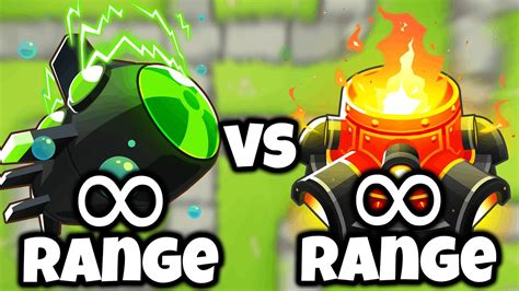 Infinite Range Reactor VS Infinite Range Ring of Fire in BTD6 - YouTube