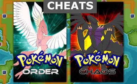 Pokemon Order and Chaos Cheats GBA ROM