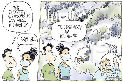 Cartoonist’s Take | Hold on to that mask: As the economy reopens, air ...