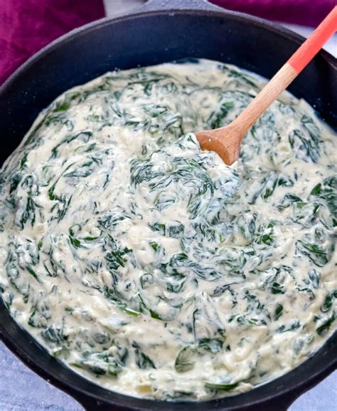 Southern Creamed Spinach with Fresh or Frozen Spinach