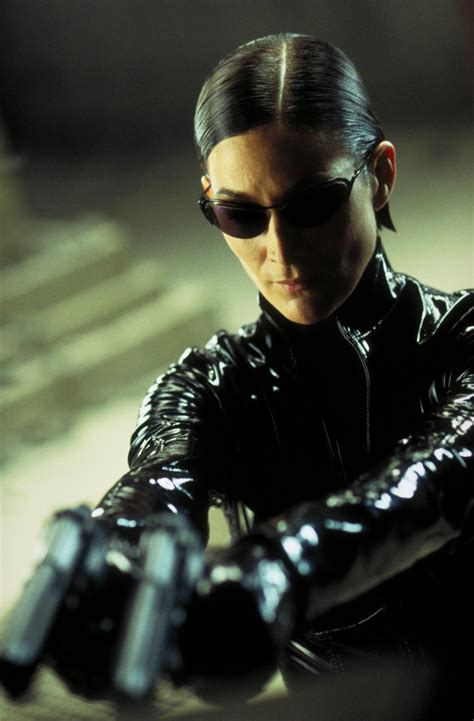 Hot Celebrity Stuff: Carrie-Anne Moss as Trinity: Matrix Stills