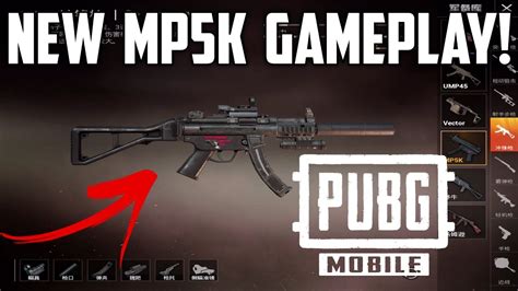 *NEW* MP5K GAMEPLAY FOR PUBG MOBILE - YouTube