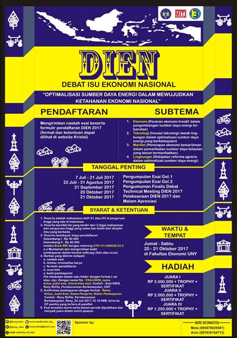 Debat Isu Ekonomi Nasional (DIEN) 2017 | UNY COMMUNITY