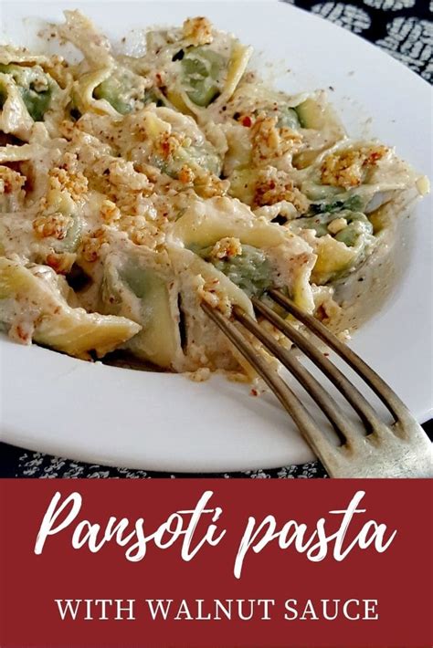 Pansotti recipe with Ligurian Walnut Sauce - Delicious!