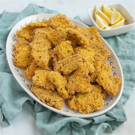 Fried Cornmeal-Crusted Catfish Nuggets with Lemon | Albertsons