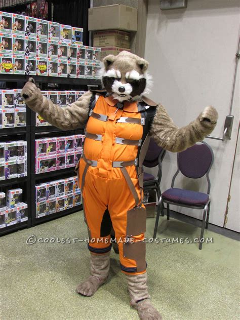 Cool Rocket Raccoon Costume From Gaurdians of the Galaxy