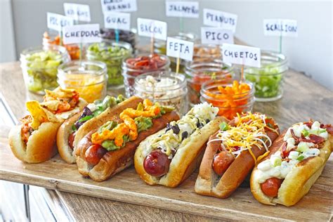 Gourmet Hot Dog Toppings